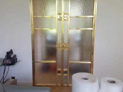 Porte en laiton sur-mesure